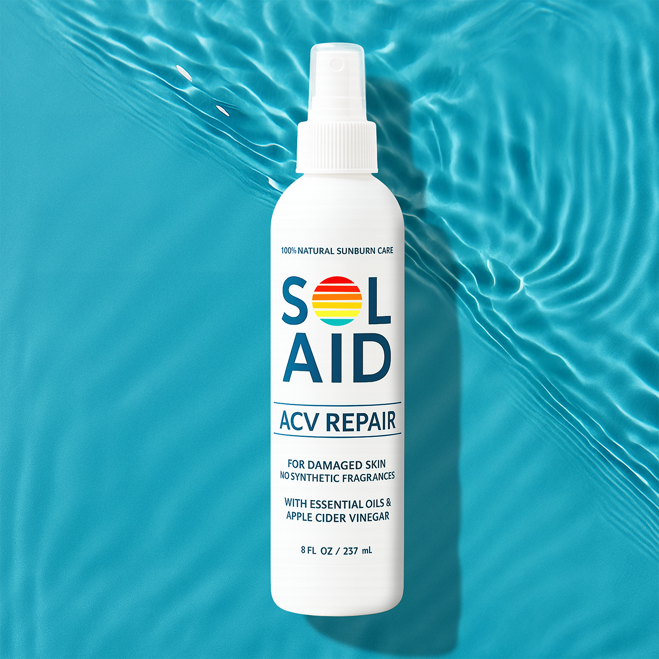 Sol Aid ACV Repair After Sun Ultra Hydrating Mist (8 Fl Oz)