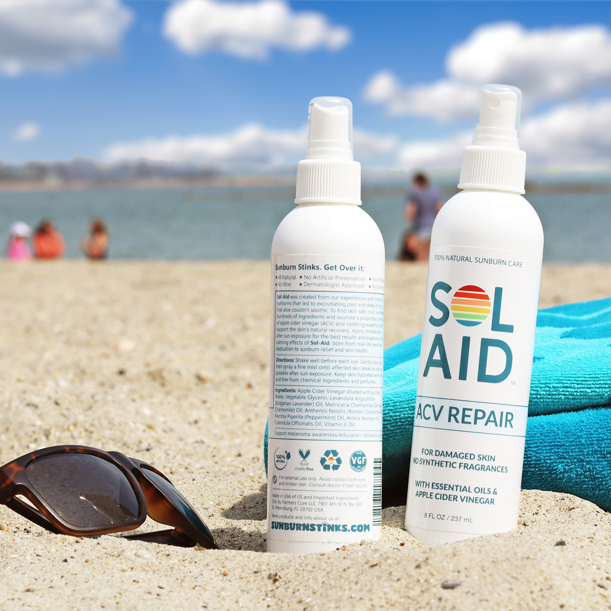 Sol Aid ACV Repair After Sun Ultra Hydrating Mist (8 Fl Oz)