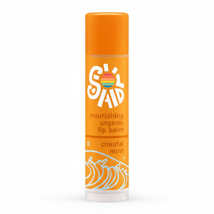 Nourishing Organic Lip Balm 3-Pack, Coastal Mint