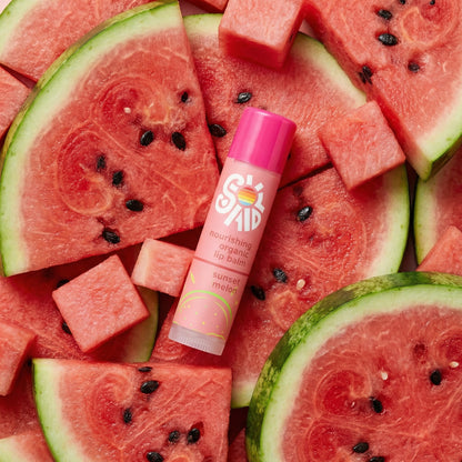 Nourishing Organic Lip Balm 3-Pack, Sunset Melon