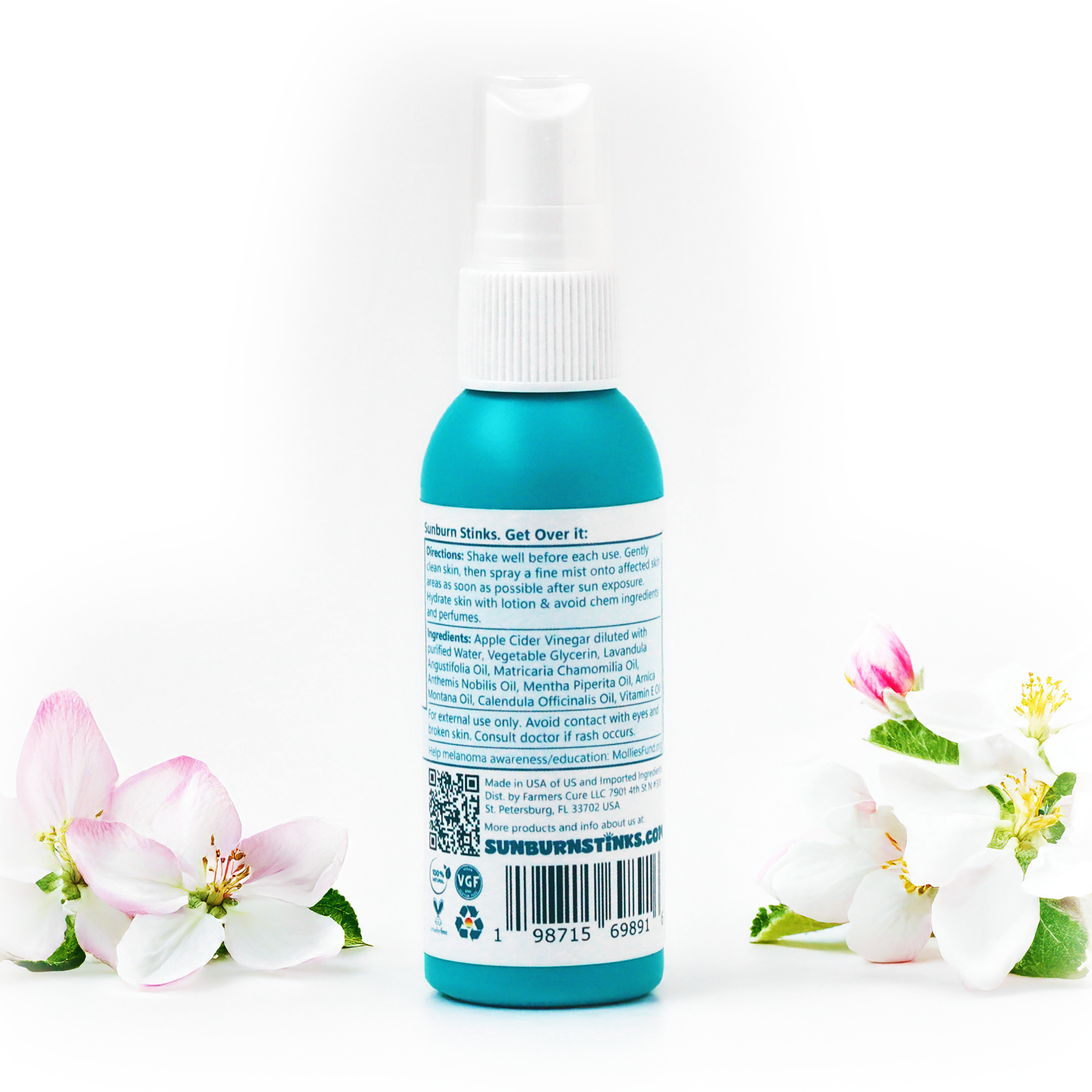 Sol Aid ACV Repair After Sun Ultra Hydrating Mist (2 Fl Oz)