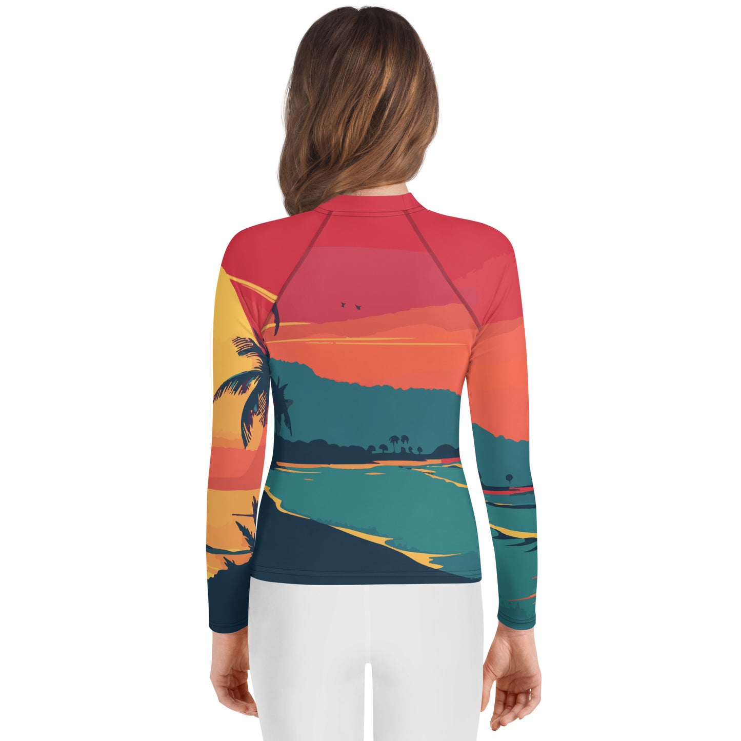 Sol-Aid UPF 50+ Sunset Youth Rash Guard