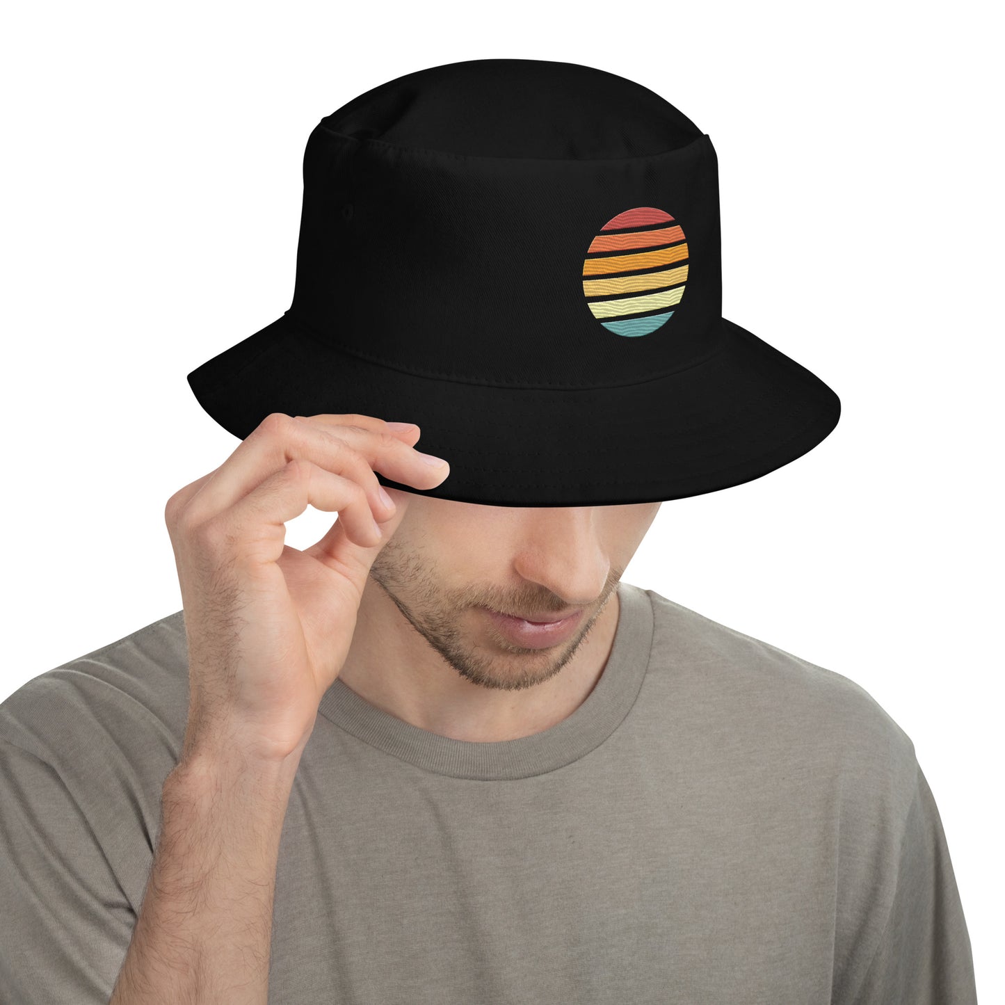 Sol-Aid Sun Blocker Black Bucket Hat