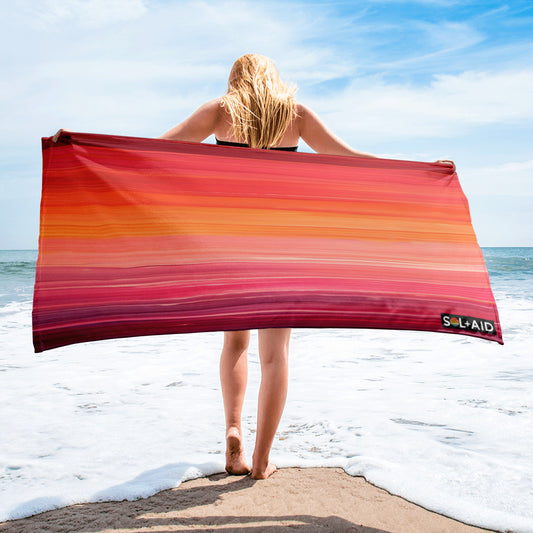 Sol-Aid Gradient Sunset Beach Towel