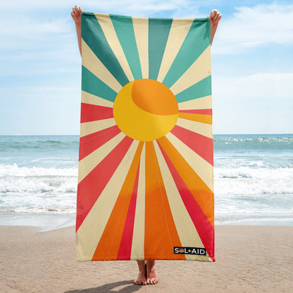 Sol-Aid Retro Sun Beach Towel